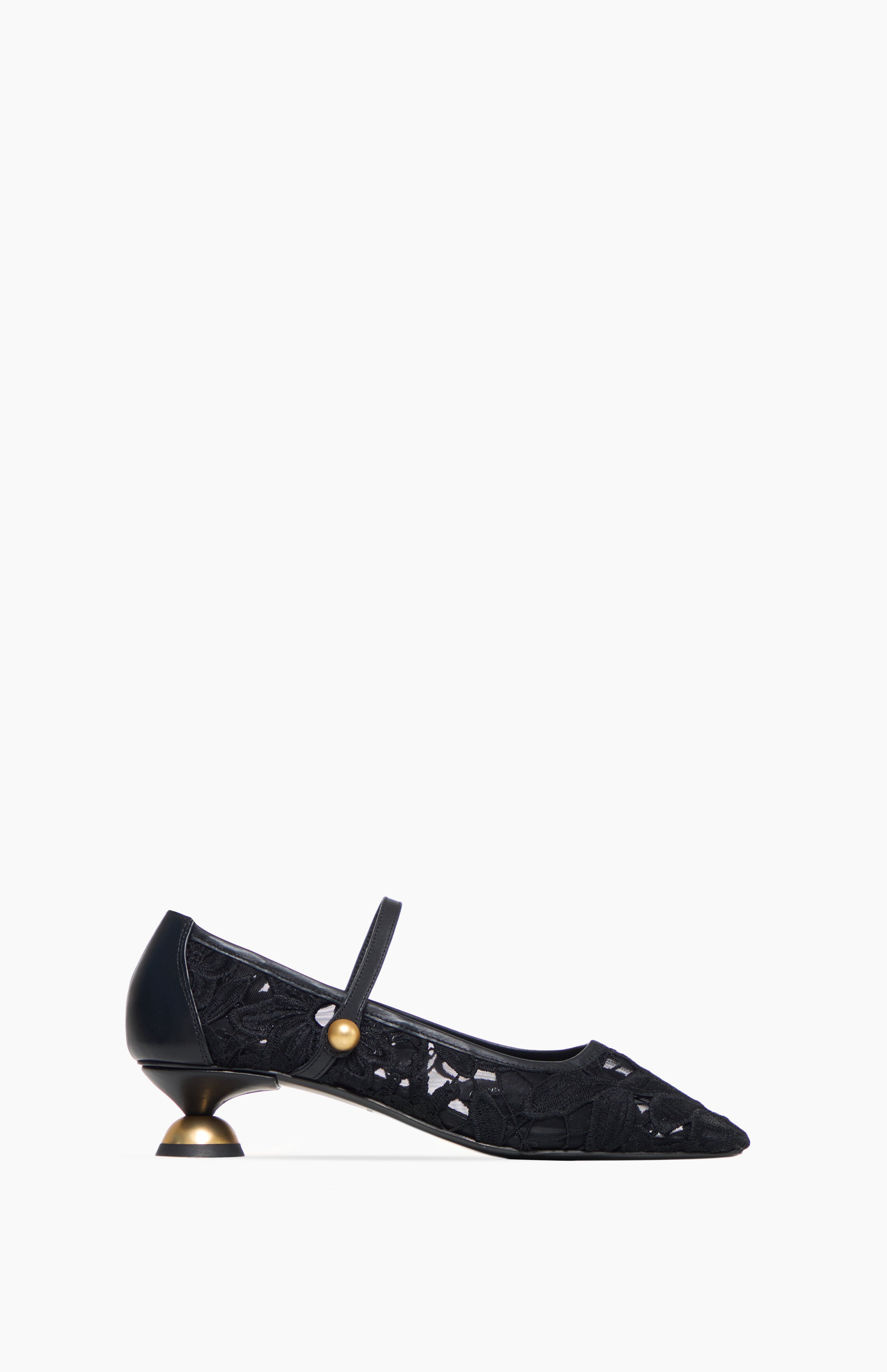 Czółenka na obcasie COCO ONYX BLACK 39 - Vanda Novak