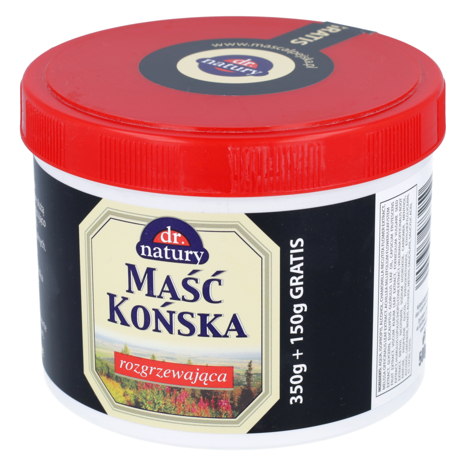 Dr. natury - maść końska, rozgrzewająca, 500 g