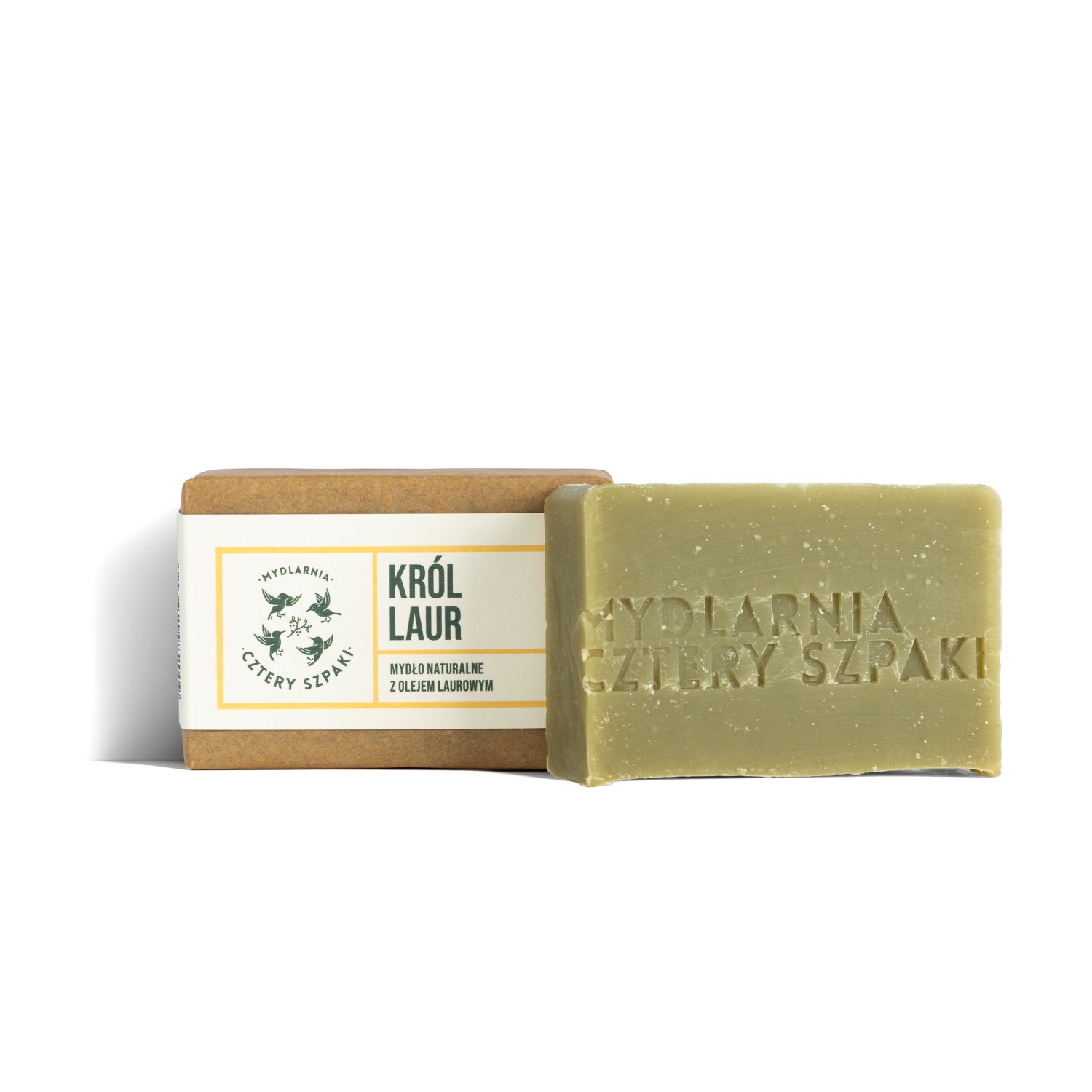 Cztery szpaki - naturalne mydło w kostce, król laur, 110 g