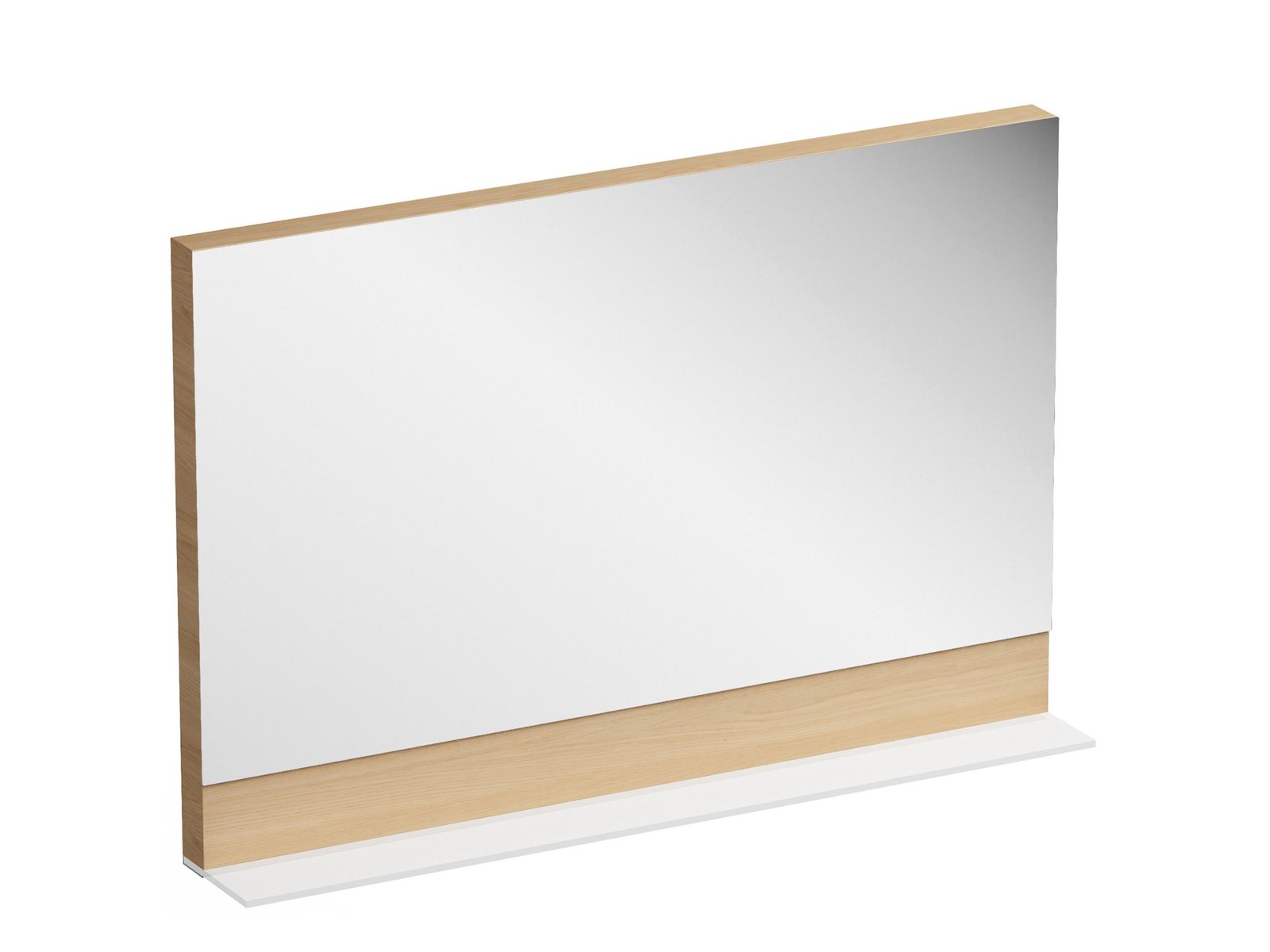 Ravak Formy lustro 120x72 cm z półką dąb X000001048