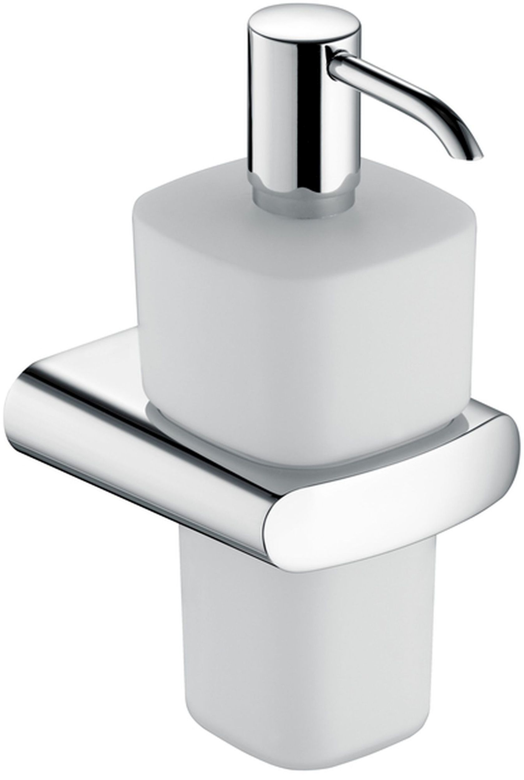 Keuco Elegance dozownik do mydła 220 ml ścienny mleczna biel/chrom 11654019000