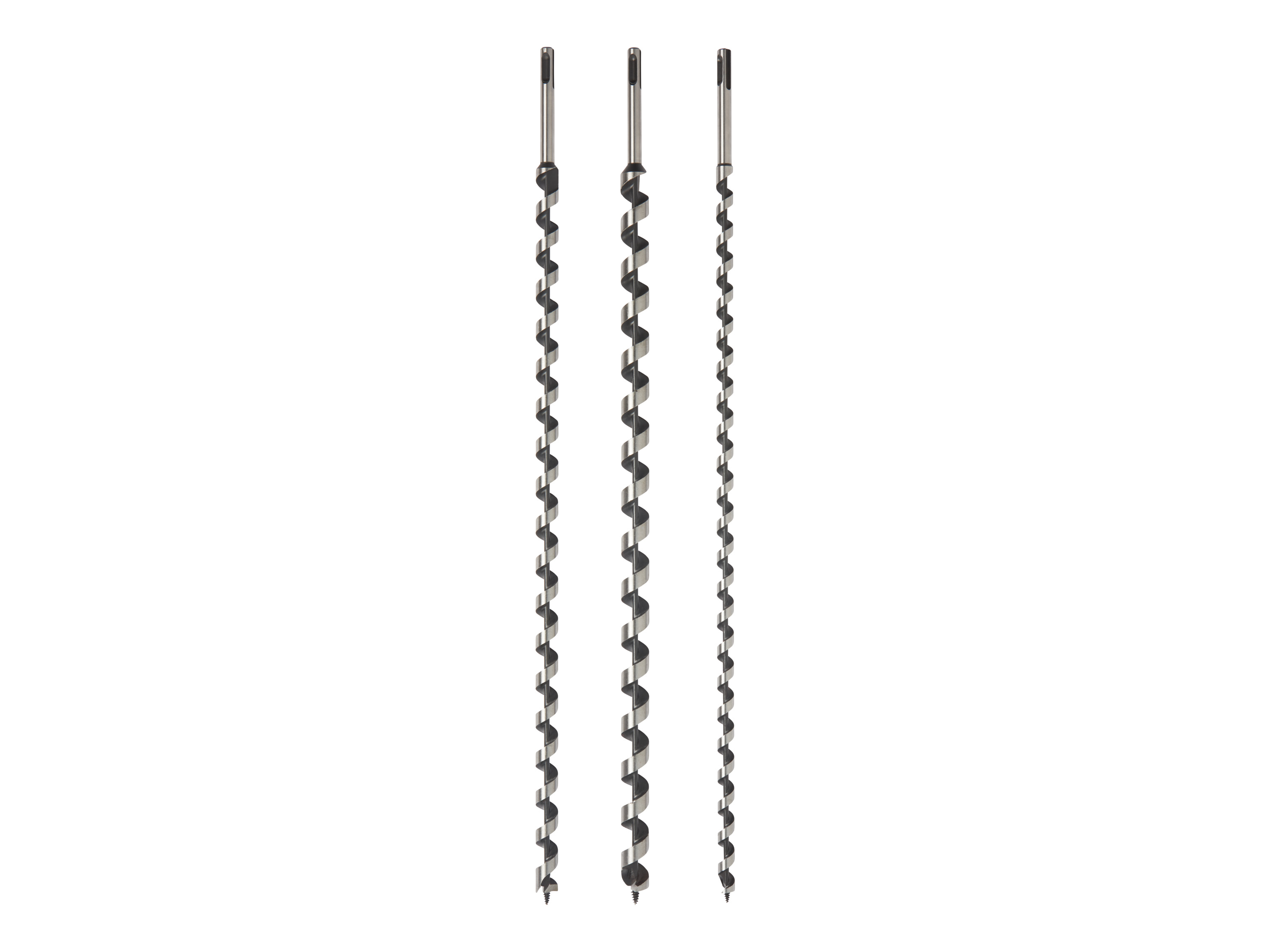 PARKSIDE Dłuto długie / Wiertło, 3 szt., do kamienia, betonu, drewna, SDS-plus, długość 600 mm