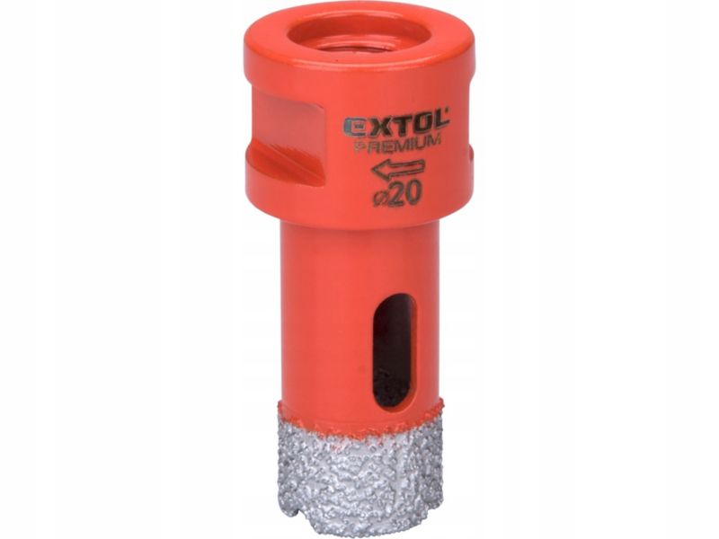 Otwornica diamentowa koronka wiertło Extol Craft 20 mm M14 do gresu płytek glazury 1 szt