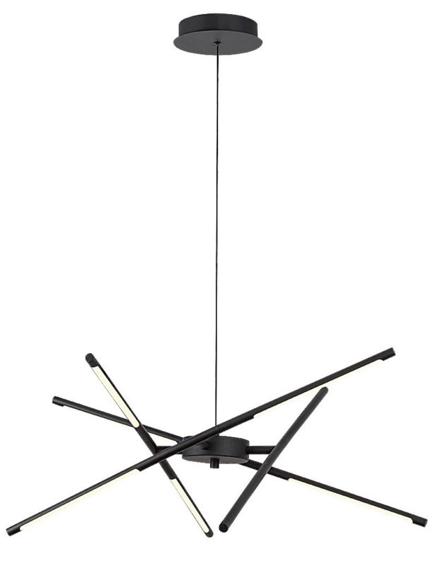 Lampa wisząca Rabalux Henli 2371 czarno-biała nowoczesna wbudowany LED 30W 1 szt.