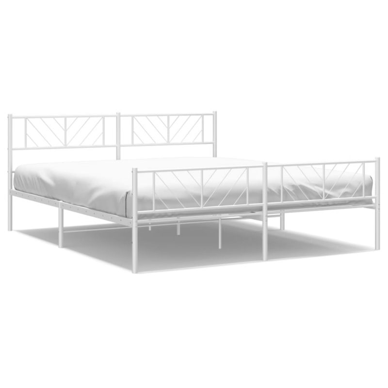Łóżko metalowe WaszeMeble 183x213 cm biały WM-372251 1 szt.