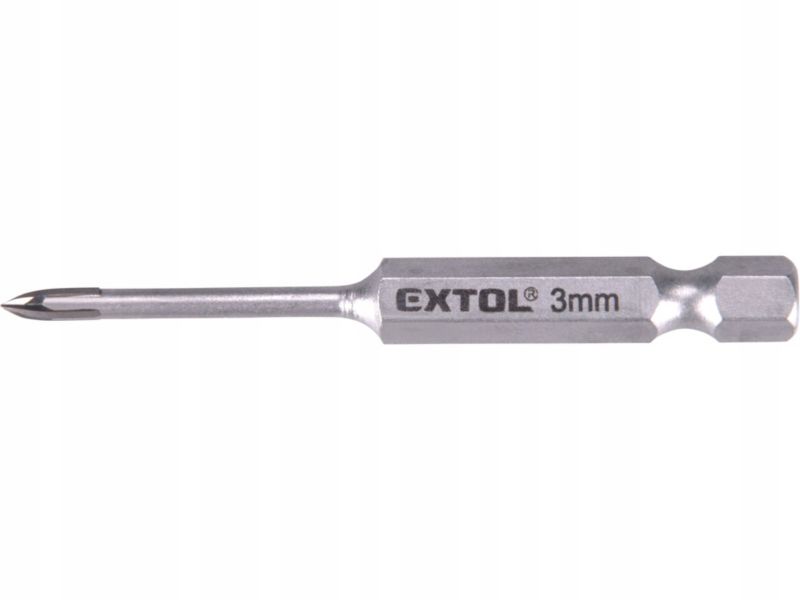 Wiertło do szkła 3 mm Extol Premium hex do glazury do płytek