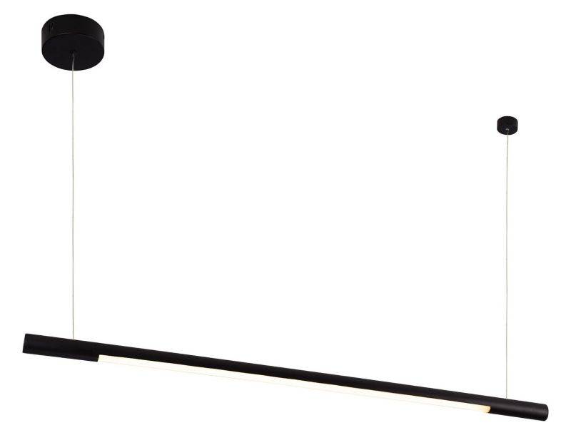 Lampa wisząca Maxlight Organic 4398 czarna nowoczesna wbudowany LED 16W 1 szt.