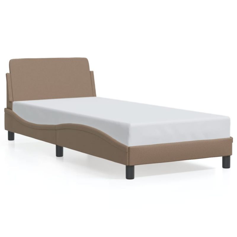Łóżko tapicerowane WaszeMeble 90x200 cm brązowe WM-373122 1 szt.