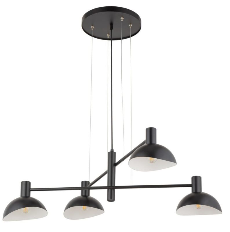 Lampa wisząca Sigma Lighting Artis 2090 czarno-biała dekoracyjna 4xE14 x 1 szt.