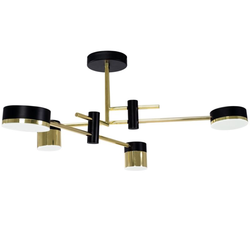 Lampa Sufitowa Toolight App1001-4C Czarny 1 Szt