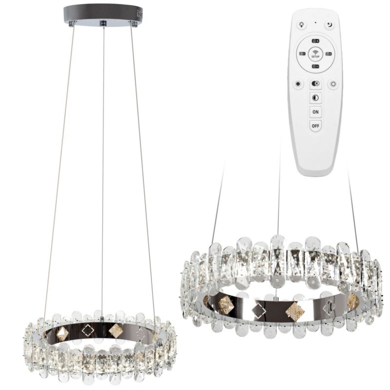 Lampa Sufitowa Wisząca Toolight App1041-Cp Szary 1 Szt