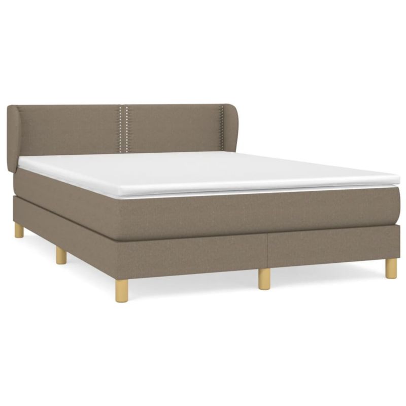 Łóżko z materacem WaszeMeble 140x200 cm taupe WM-3126729 1 szt.