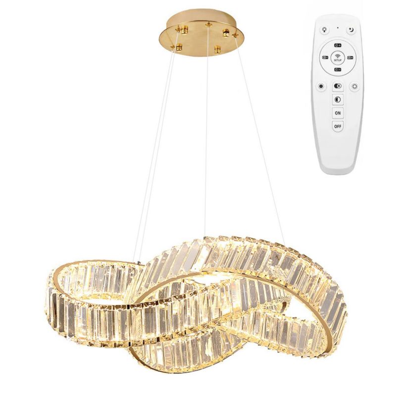 Lampa Sufitowa Wisząca Toolight Led App1538-Cp Złoty 1 Szt