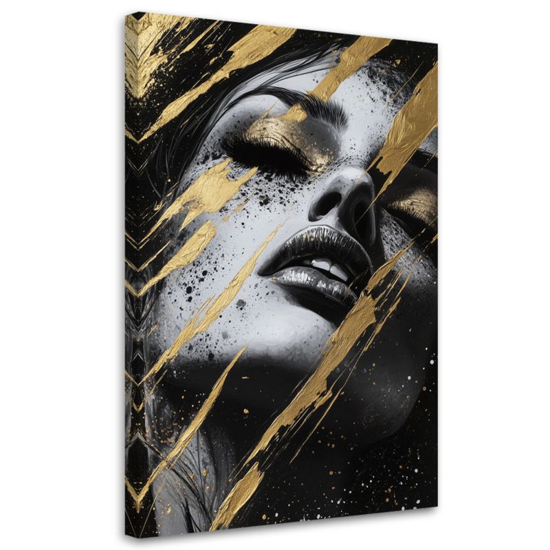 Obraz do salonu Feeby Kobieta Portret Glamour 60x90cm 1szt