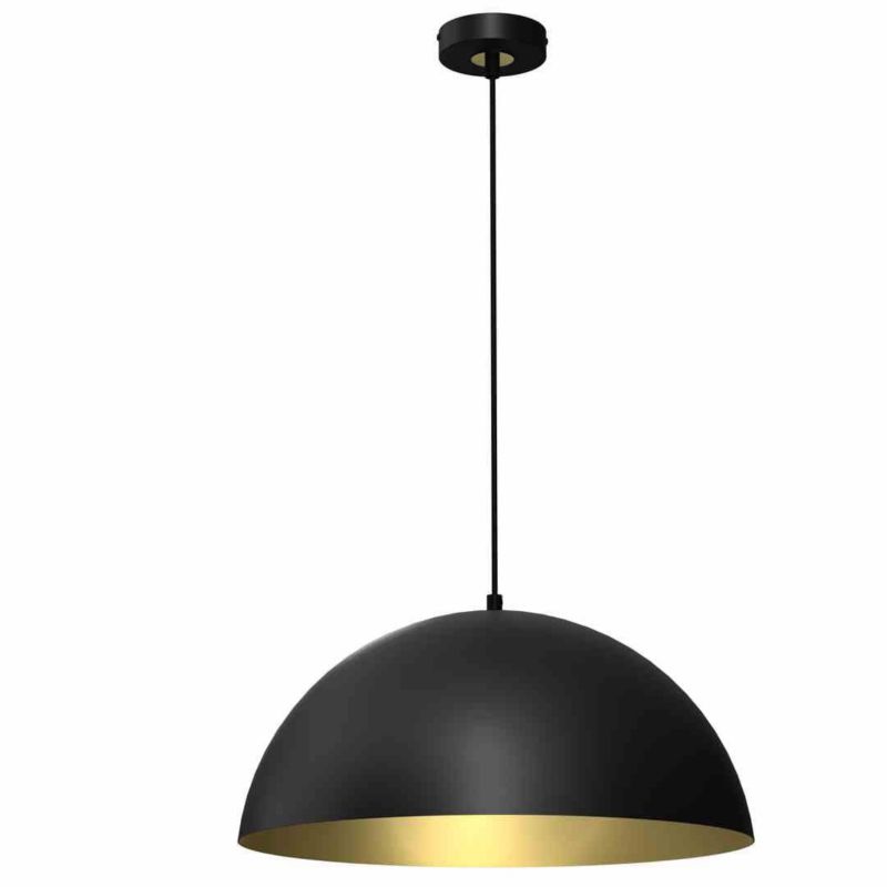 Lampa sufitowa wisząca Milagro Beta 9735 czarno-złota szerokość 45 cm 1xE27 x 40W 1 szt.