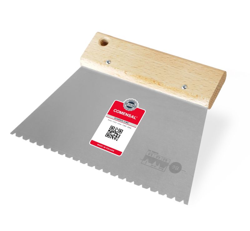 Szpachla Comensal 20 cm typ zębów B6