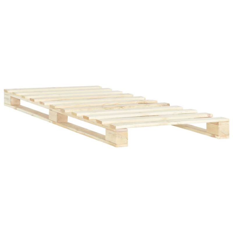 Łóżko drewniane WaszeMeble 90x200 cm brązowe WM-285234 1 szt.