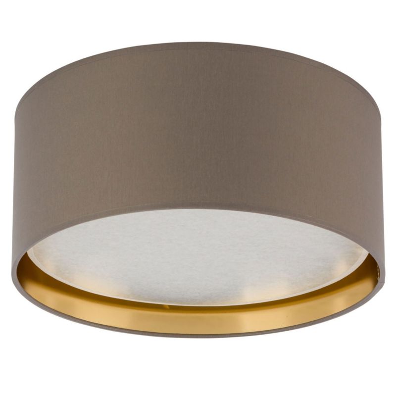 Plafon TK-Lighting Bilbao biało-beżowy-złoty 4 x E27 x 15W IP20 wym: 17 x 45 x 45 cm - 1 szt.