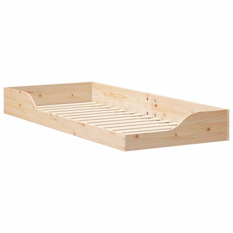 Łóżko drewniane WaszeMeble 90x220 cm beżowy WM-873412 1 szt.