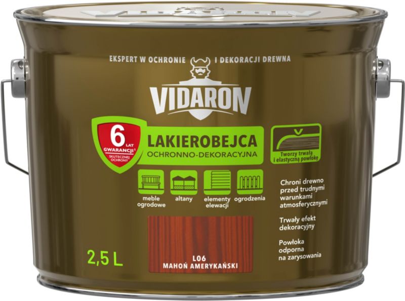 Lakierobejca Vidaron mahoń amerykański 2,5 l