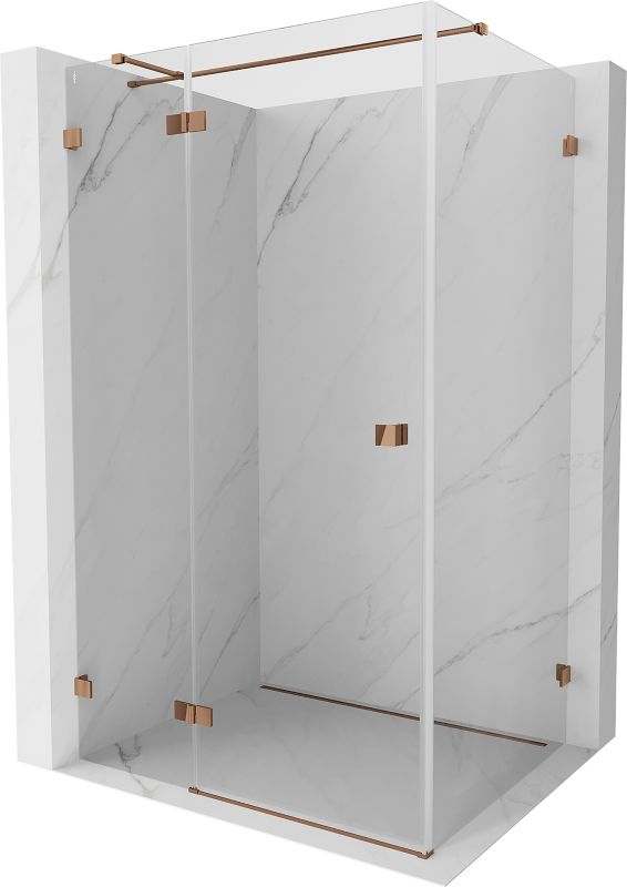 Kabina prysznicowa Mexen Lunar T różowe złoto 140x90 cm 834T-140-090-60-00-L 1 szt.