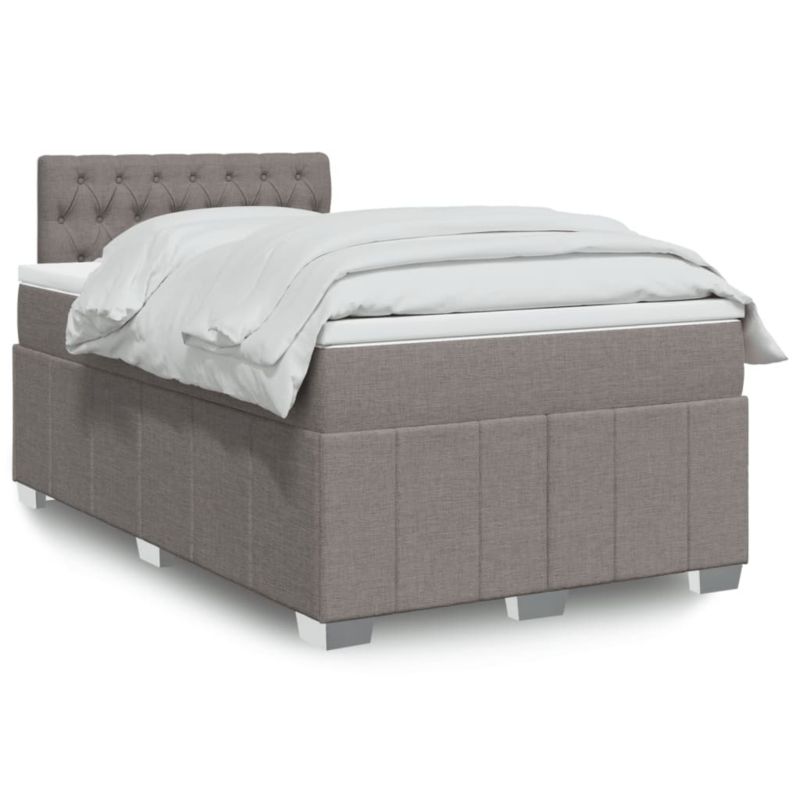 Łóżko z materacem WaszeMeble 120x200 cm taupe WM-3289346 1 szt.
