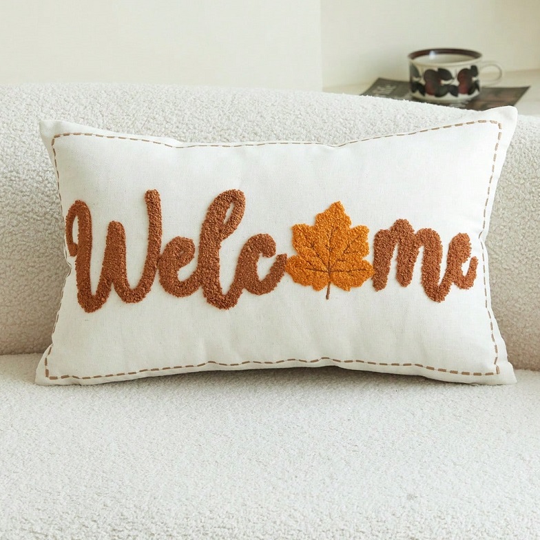 Poszewka dekoracyjna Welcome 30x50 cm ns