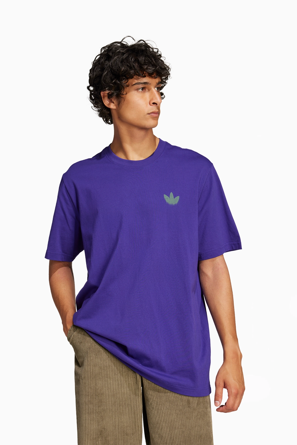 Koszulka adidas Skeleton Back Tee - Fioletowy