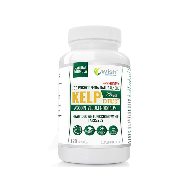 KELP JOD NATURALNY 325mcg 120kaps. Wish