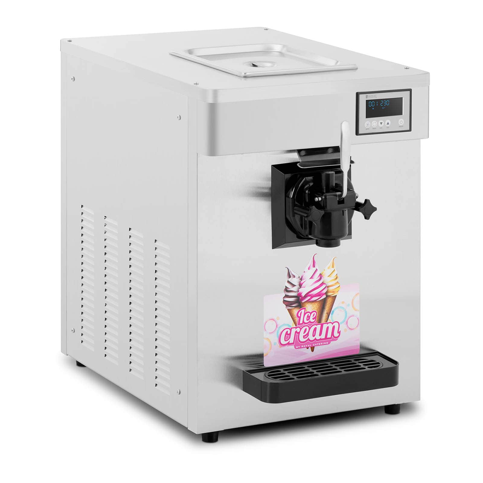 Maszyna do lodów włoskich, 1150W, 1 smak, 15l/h RCSI-1