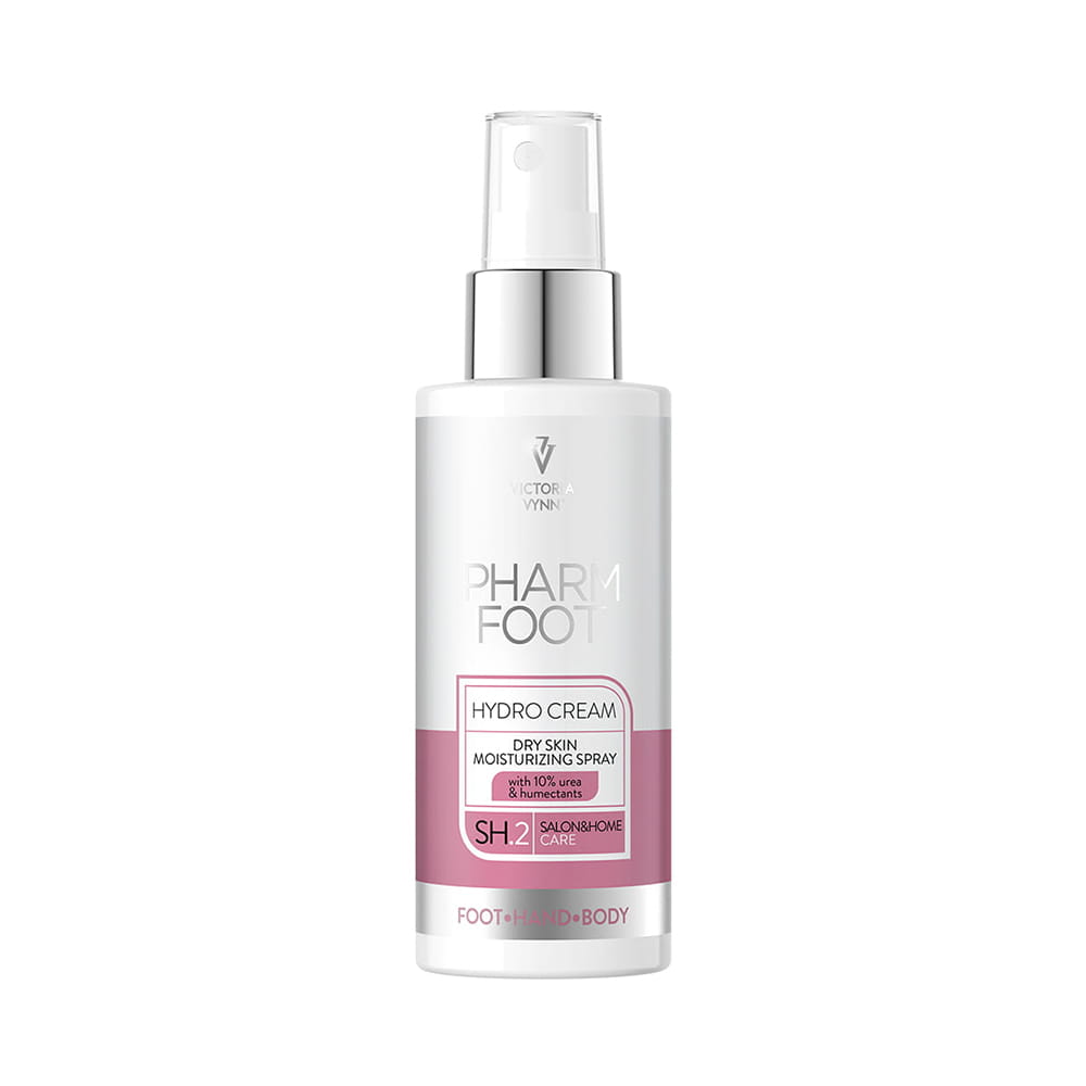 Nawilżający spray do suchej skóry 10% mocznika i humektanty Victoria Vynn Pharm Foot HYDRO CREAM 150ml