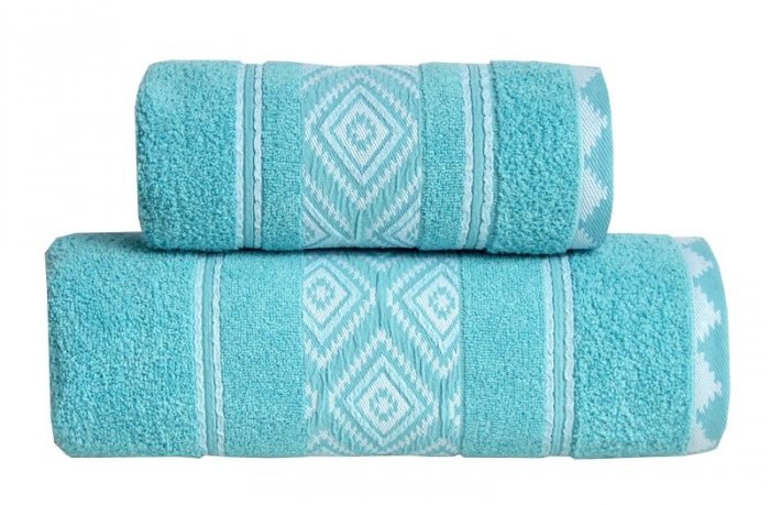 Ręcznik AZTEKA 70x130 kolor aqua