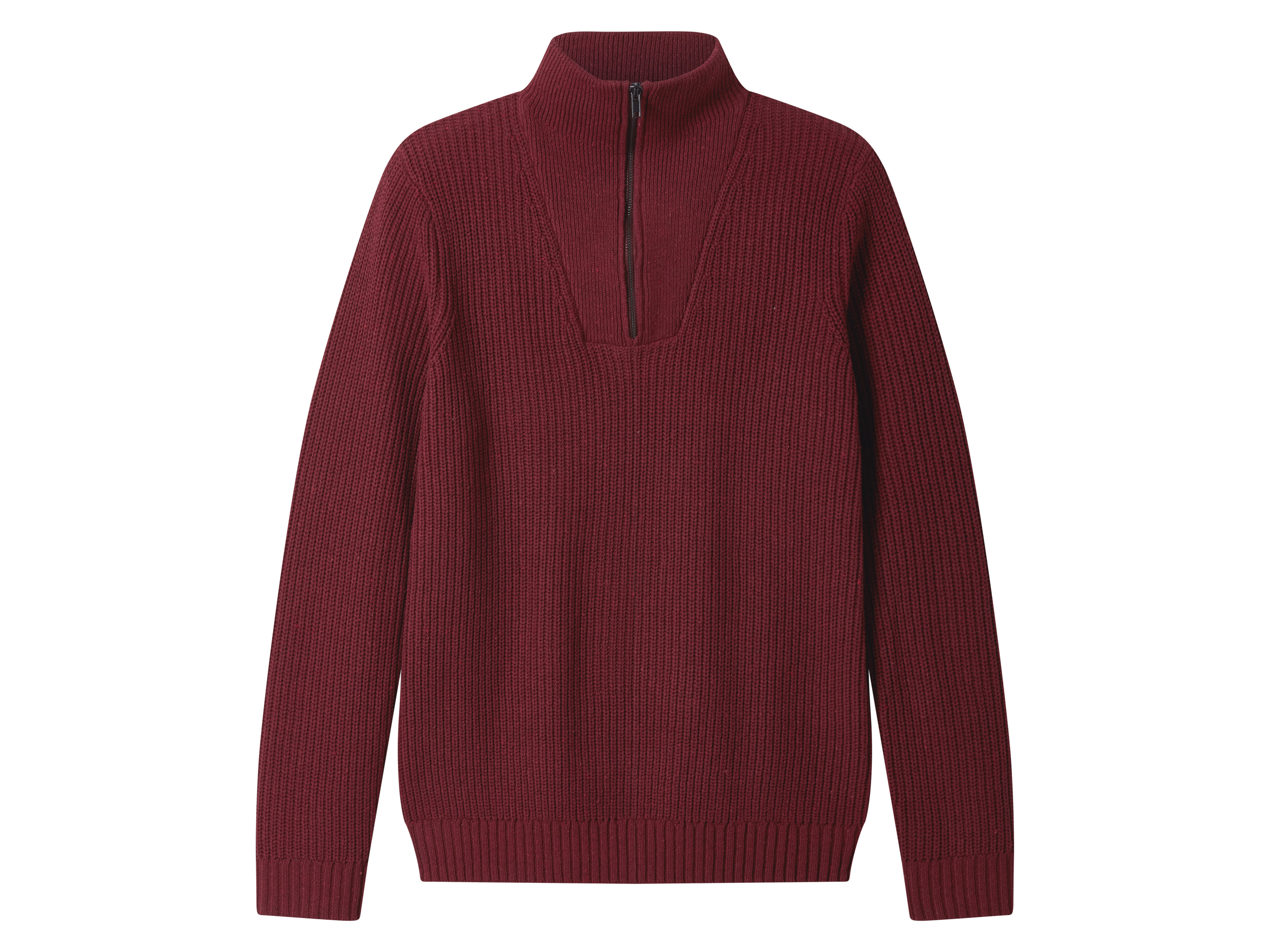 esmara Men Sweter męski z golfem Bordowy, L 52/54