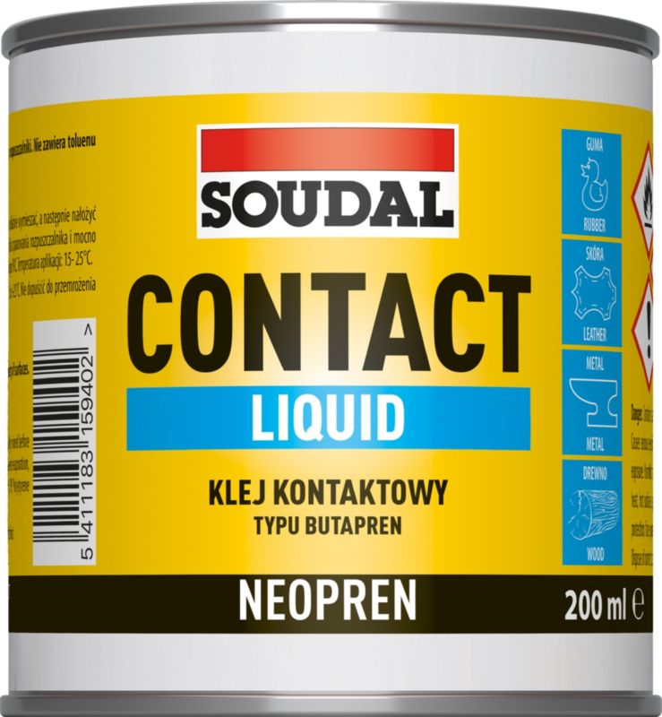 Klej naprawczy Soudal 200 ml kontaktowy