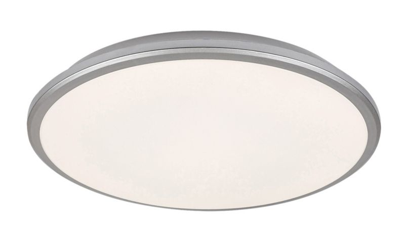 Plafon sufitowy Rabalux Engon srebrno-biały LED 24W 4000K 1620lm IP20 wym: 6,7 x 38 x 38 cm tworzywo sztuczne - 1 szt.