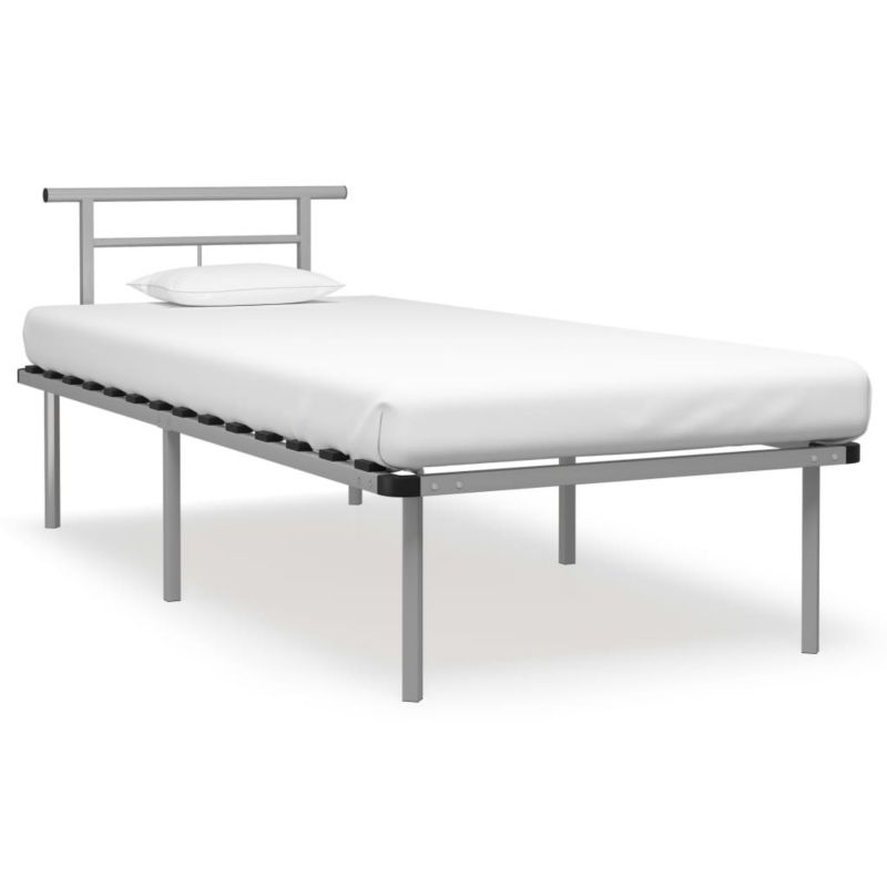 Łóżko metalowe WaszeMeble 90x200 cm szara WM-324822 1 szt.