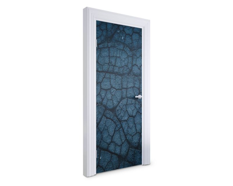 Naklejka samoprzylepna na drzwi Wallfluent 75x205 cm Spękana ziemia 1 szt.
