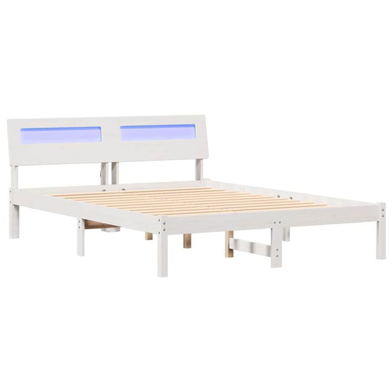 Łóżko drewniane WaszeMeble 140x190 cm biały WM-872783 1 szt.