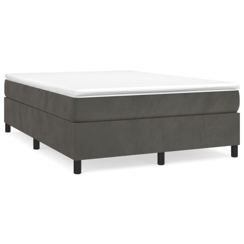 Łóżko tapicerowane WaszeMeble 140x190 cm ciemnoszara WM-3121115 1 szt.