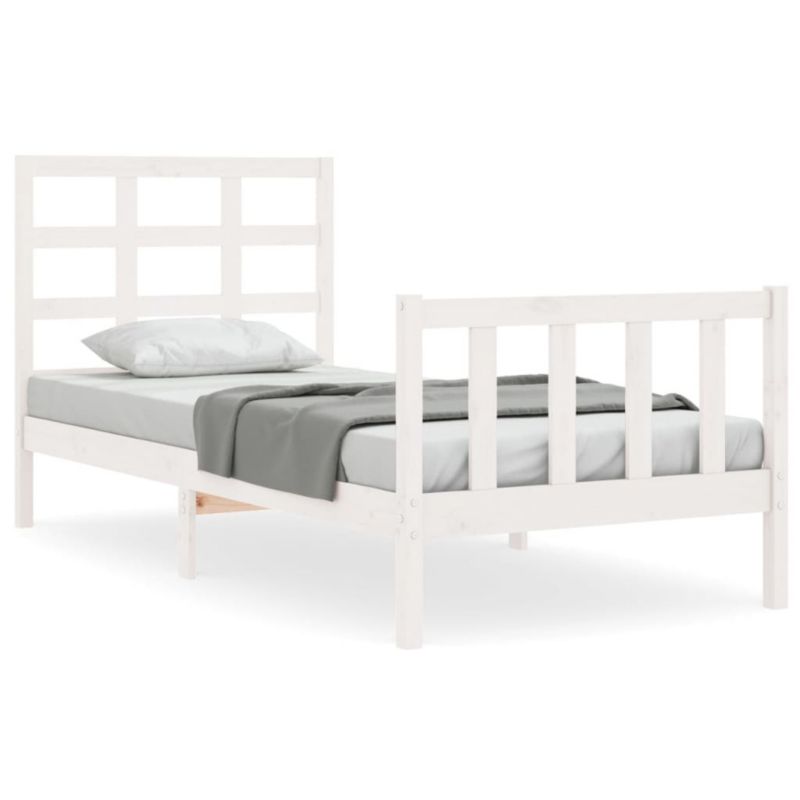 Łóżko drewniane WaszeMeble biała WM-3192062 1 szt.