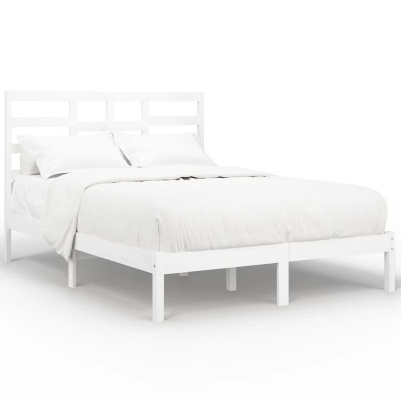 Łóżko drewniane WaszeMeble 140x190 cm biała WM-3105776 1 szt.
