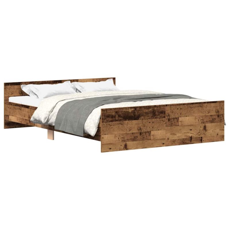 Łóżko drewniane WaszeMeble 135x190 cm brąz WM-3328787 1 szt.