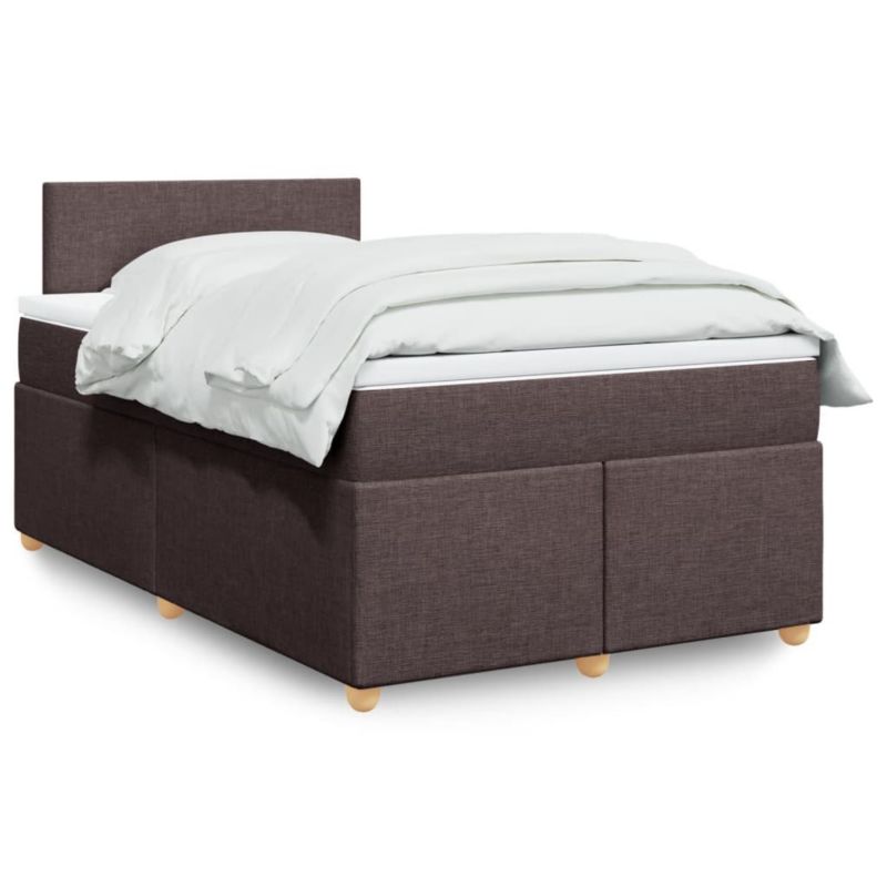 Łóżko kontynentalne WaszeMeble 120x190 cm ciemnobrązowe WM-3286615 1 szt.