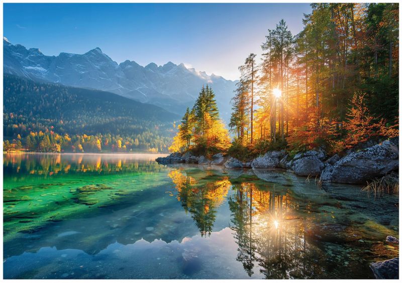Fototapeta WALLARENA Do Sypialni Salonu Na Flizelinie Krajobraz Góry Natura 350x250 cm 1 szt.