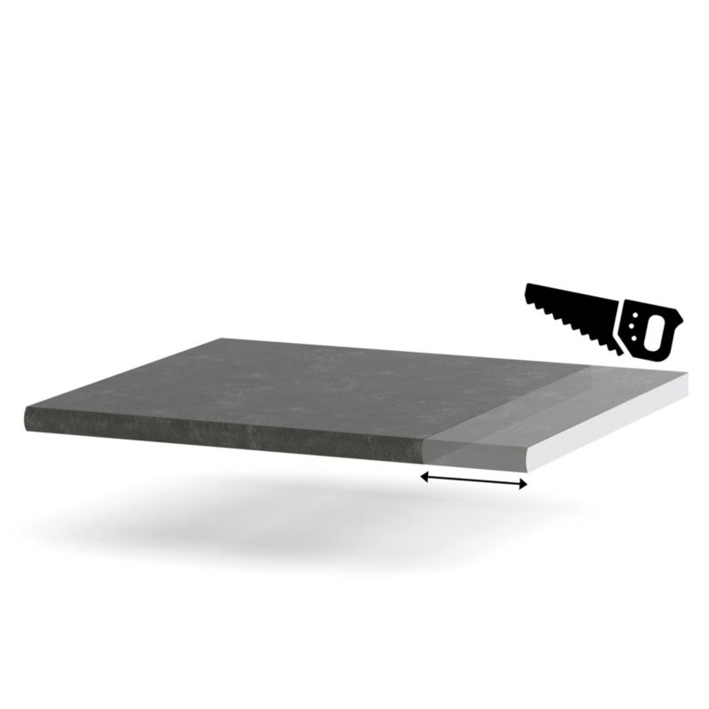 Blat Kuchenny Hurtownia-Mebli 28mm Blande 40-49 49cm Metalic 49x60x cm 1szt.
