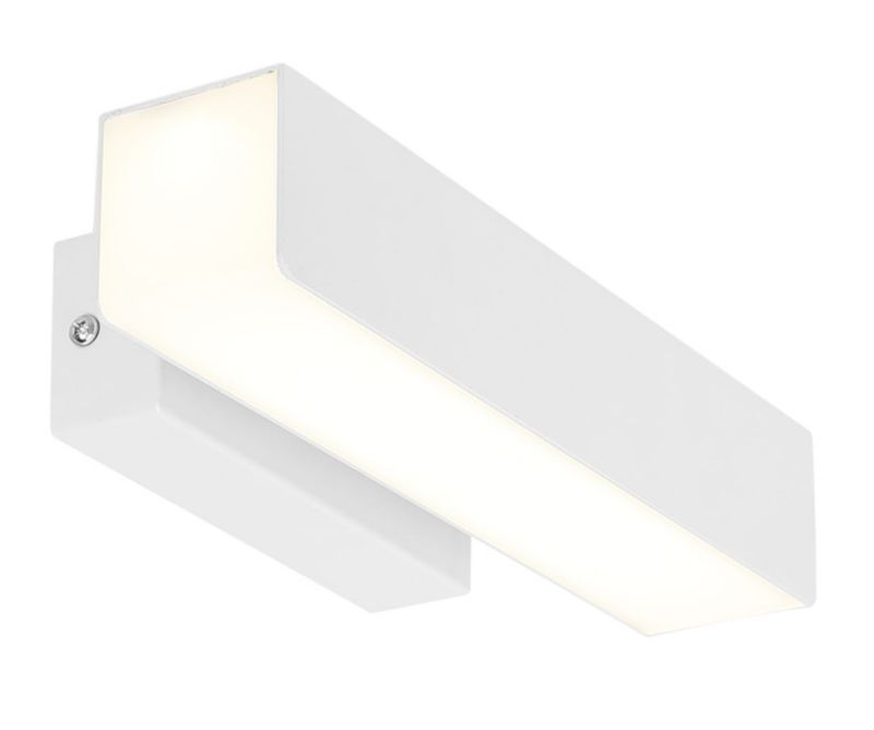 Kinkiet ścienny Candellux Lander biały LED 10W 4000K 500lm IP20 wym: 5 x 26 x 10 cm - 1 szt.