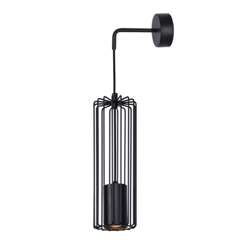 Kinkiet ścienny Kaja Falcon czarny 1 x GU10 x 50W IP20 wym: 50 x 19 x 10 cm - 1 szt.