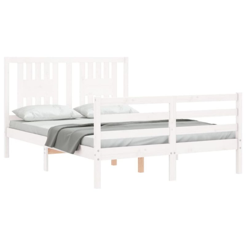 Łóżko drewniane WaszeMeble biała WM-3194542 1 szt.
