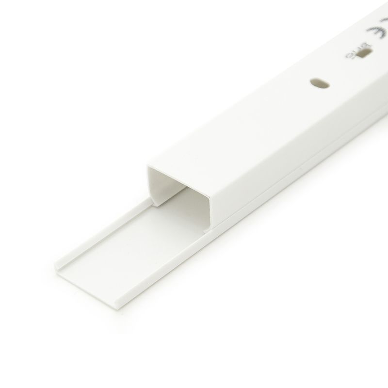 Korytko kablowe CanaLux CNL-C-25016-70, kanał elektroinstalacyjny 25x16mm z pokrywą 140 mb, białe, 70 szt.