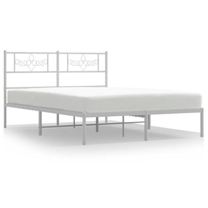 Łóżko metalowe WaszeMeble 120x190 cm biała WM-355313 1 szt.
